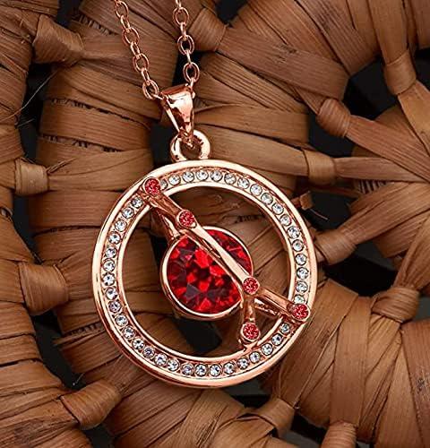 imageLeafael Superstar Zodiac Constellation Pendant Necklace Made with Premium Crystal Horoscope Jewelry Gold or Rose Gold Plated 18 2Cancer 622722 Special Edition Birthstone Siam Ruby Red