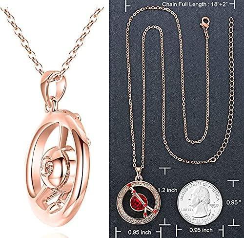 imageLeafael Superstar Zodiac Constellation Pendant Necklace Made with Premium Crystal Horoscope Jewelry Gold or Rose Gold Plated 18 2Cancer 622722 Special Edition Birthstone Siam Ruby Red