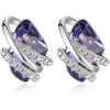 202-February-Tanzanite Purple-Silvertone