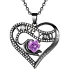 18-June-Alexandrite Light Purple-Gunmetal Plated