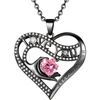 22-October-Rose Quartz Pink-Gunmetal Plated