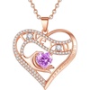 06-June-Alexandrite Light Purple-Rose Gold Plated