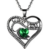 17-May-Emerald Green-Gunmetal Plated