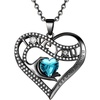 24-December-Blue Topaz-Gunmetal Plated