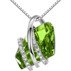 208-August-Peridot Green-Silvertone